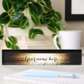 Porte-nom Pour Bureau Lac Sunset