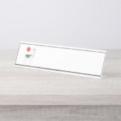 Porte-nom Pour Bureau Lama de Sun (Devant)