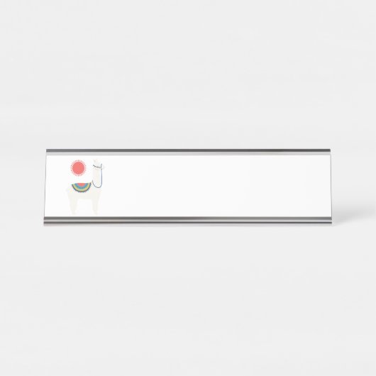 Porte-nom Pour Bureau Lama de Sun (Devant)