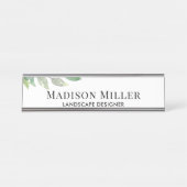 Porte-nom Pour Bureau Landscape Designer  (Devant)