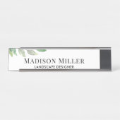 Porte-nom Pour Bureau Landscape Designer  (Devant)