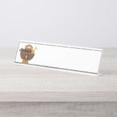 Porte-nom Pour Bureau L'arche de Noé (Devant)