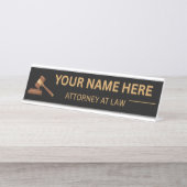 Porte-nom Pour Bureau Lawyers Gift Desk Name Plate (Devant)