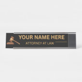 Porte-nom Pour Bureau Lawyers Gift Desk Name Plate (Devant)