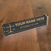 Porte-nom Pour Bureau Lawyers Gift Desk Name Plate (Taille)