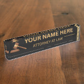 Porte-nom Pour Bureau Lawyers Gift Desk Name Plate (Taille)