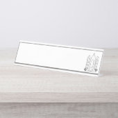 Porte-nom Pour Bureau LDS Salt Lake City (Devant)