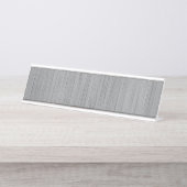 Porte-nom Pour Bureau Le bambou gris cendré (Devant)