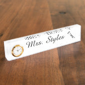 Porte-nom Pour Bureau Le "² d'E=mc" a personnalisé la plaque (Taille)