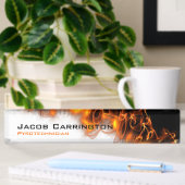 Porte-nom Pour Bureau Le feu !