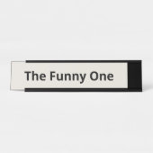 Porte-nom Pour Bureau Le Funny One Personnalisable (Devant)