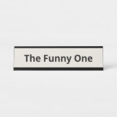 Porte-nom Pour Bureau Le Funny One Personnalisable (Devant)