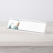 Porte-nom Pour Bureau Le Golf (Devant)