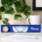 Porte-nom Pour Bureau Le Mariage de Swan