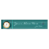 Porte-nom Pour Bureau Le paon (Devant)