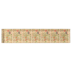 Porte-nom Pour Bureau Le pays des merveilles coloré de fleurs