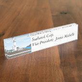 Porte-nom Pour Bureau Le phare Carré - (Taille)