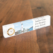 Porte-nom Pour Bureau Le phare Carré - (Taille)