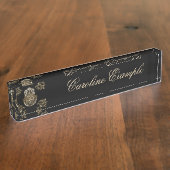 Porte-nom Pour Bureau L'élégant panneau Ohm. (Taille)