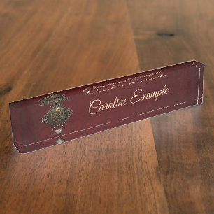 Porte-nom Pour Bureau L'Emblème de l'Amour.