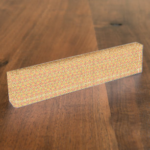 Porte-nom Pour Bureau Les feuilles de papier d'emballage jaune, orange e