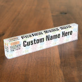 Porte-nom Pour Bureau Les infirmières le rendent un meilleur, mignon (Taille)