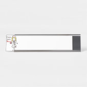 Porte-nom Pour Bureau Les infirmières ont le coeur (Devant)