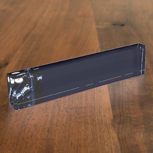 Porte-nom Pour Bureau Levier de poignée de Faucet (Taille)