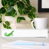 Porte-nom Pour Bureau Lézard vert