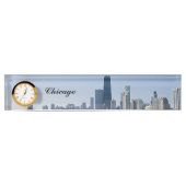 Porte-nom Pour Bureau L'horizon de Chicago (Devant)