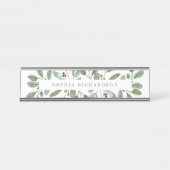 Porte-nom Pour Bureau Liage minimal (Devant)