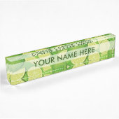 Porte-nom Pour Bureau Lime