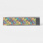 Porte-nom Pour Bureau Little cute funny monsters (Devant)
