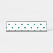 Porte-nom Pour Bureau Little Polkadots (Devant)