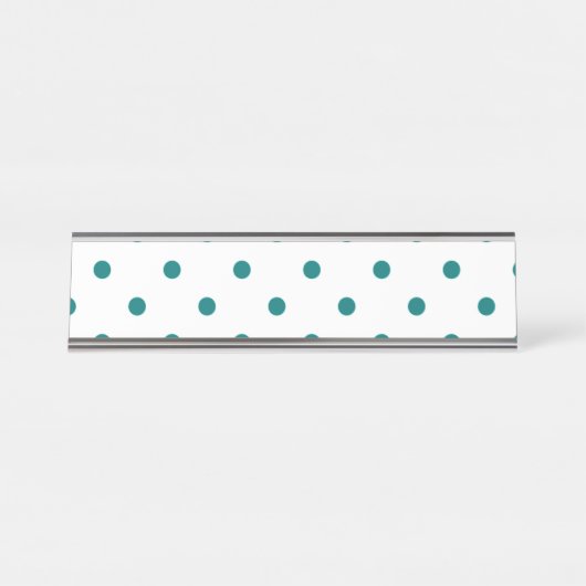 Porte-nom Pour Bureau Little Polkadots (Devant)