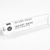 Porte-nom Pour Bureau Logo de Custom Your Company