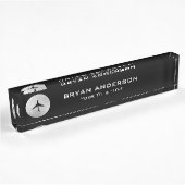 Porte-nom Pour Bureau Logo de l'avion