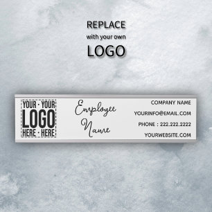 Porte-nom Pour Bureau Logo d'entreprise personnalisé pour société d'entr