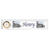 Porte-nom Pour Bureau Logo Du Nom Henry Avec Paddle Steamers, (Devant)