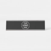 Porte-nom Pour Bureau Logo Marque sur Mesure pour Votre (Devant)