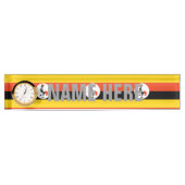 Porte-nom Pour Bureau L'Ouganda (Devant)