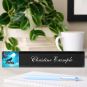 Porte-nom Pour Bureau Loup impressionnant