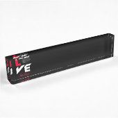 Porte-nom Pour Bureau Love hockey
