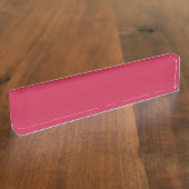 Porte-nom Pour Bureau Lumineuse (couleur solide) (Taille)