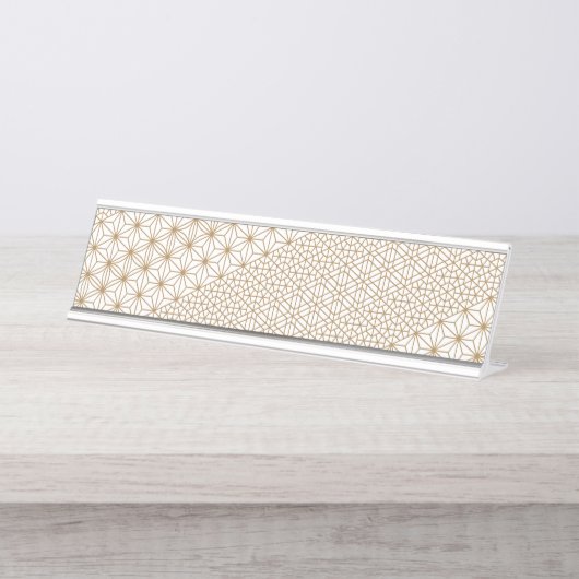 Porte-nom Pour Bureau Luxe (Devant)