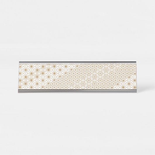 Porte-nom Pour Bureau Luxe (Devant)