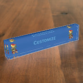 Porte-nom Pour Bureau Madame Cat Lady 2024 pour le président Thunder_Cov (Taille)