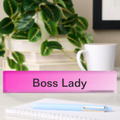 Porte-nom Pour Bureau Madame de patron
