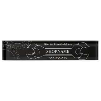 Porte-nom Pour Bureau Magasin mécanique/automatique