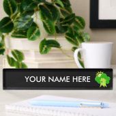 Porte-nom Pour Bureau Maison verte